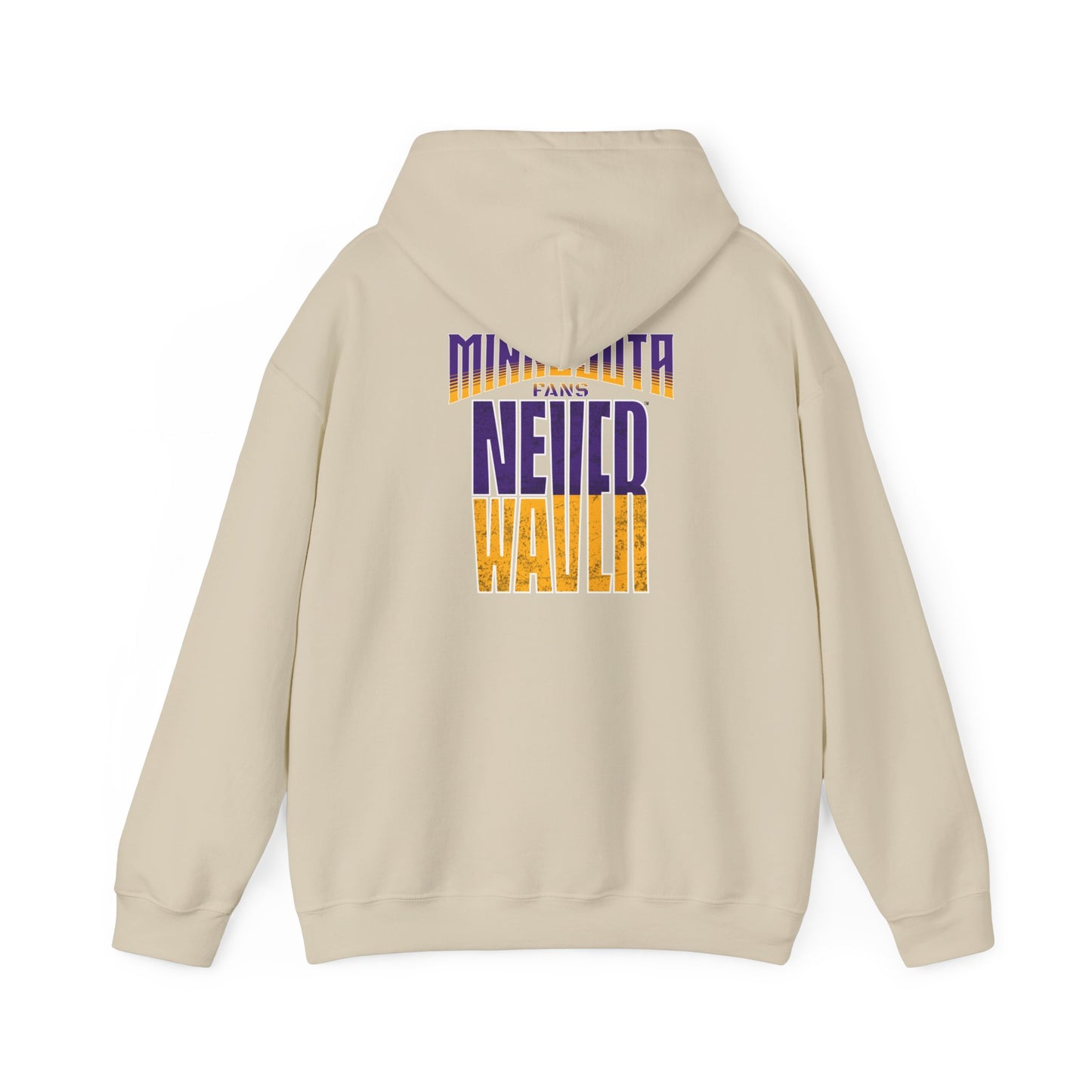 Minnesota Fans Never Waver Unisex Heavy Blend™ Hooded Sweatshirt