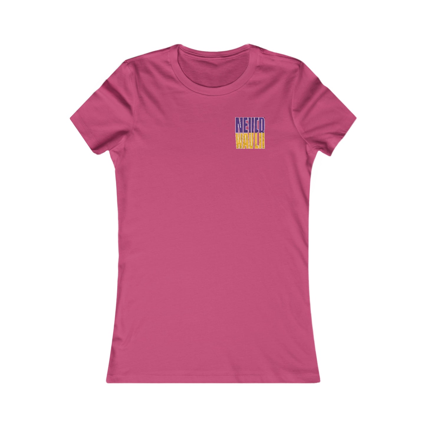 Minnesota Fans Never Waver W-Leopard Football Women's Favorite Tee