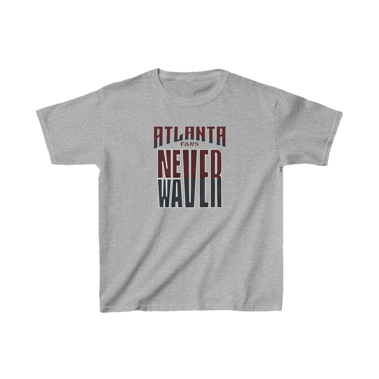 Atlanta Fans Never Waver Kids Heavy Cotton™ Tee