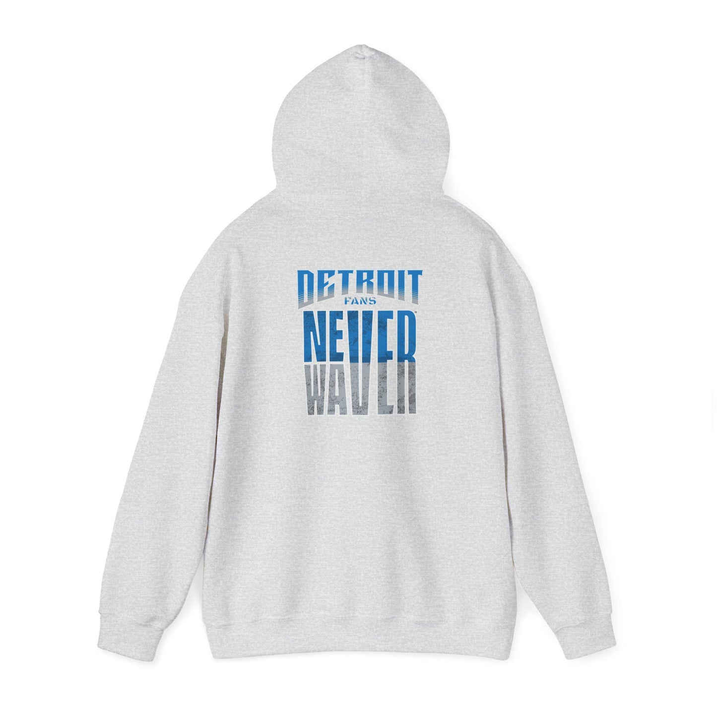 Detroit Fans Never Waver Unisex Heavy Blend™ Hooded Sweatshirt