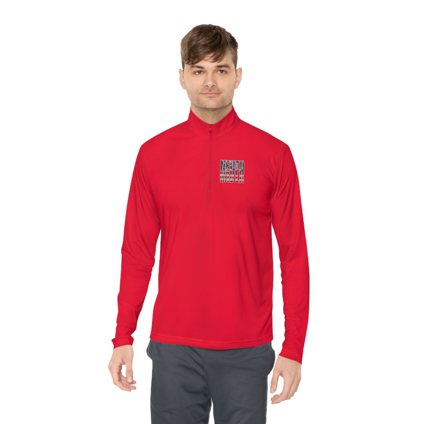 Never Waver Unisex Quarter-Zip Pullover