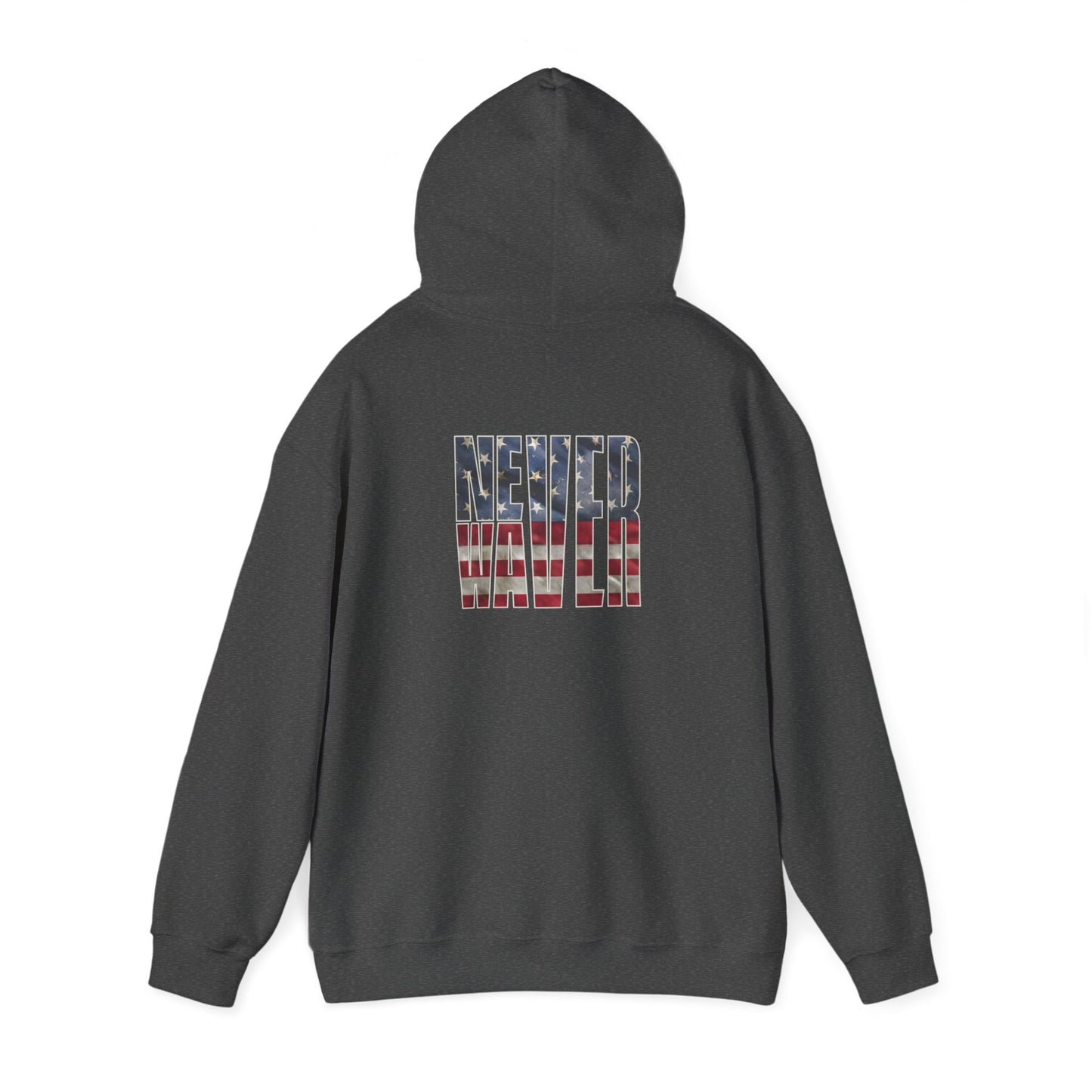 Never Waver Unisex Heavy Blend™ Hooded Sweatshirt