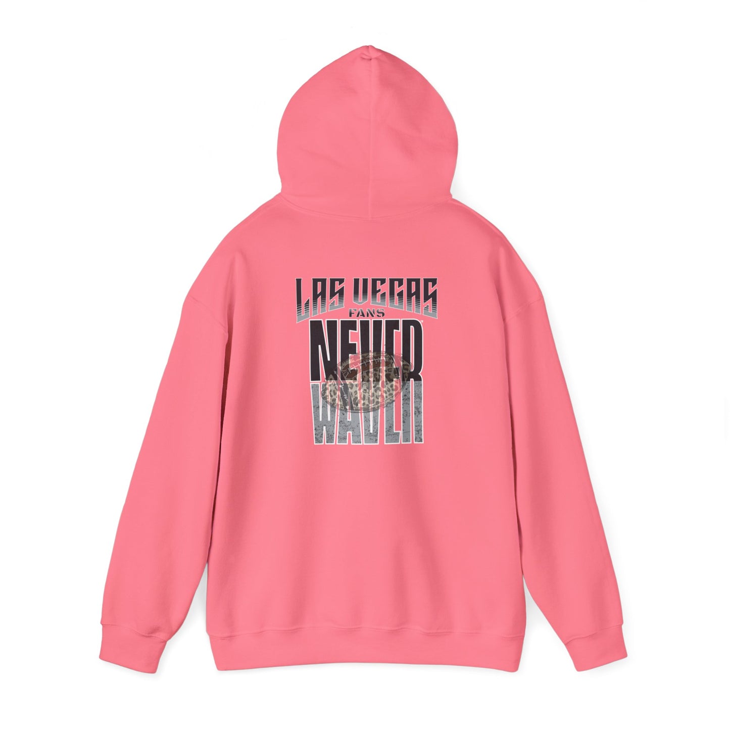 Las Vegas Fans Never Waver W-Leopard Football Unisex Heavy Blend™ Hooded Sweatshirt