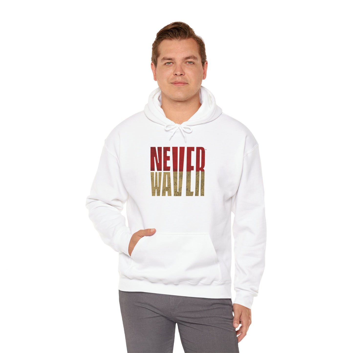 San Francisco Fans Never Waver Unisex Heavy Blend™ Hooded Sweatshirt