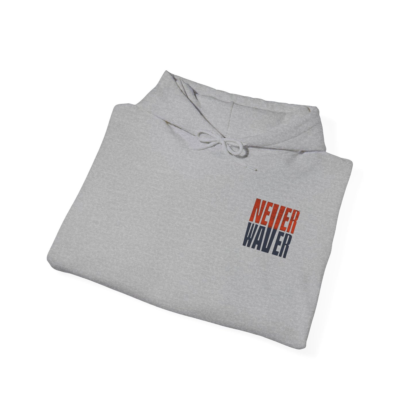 Unisex Heavy Blend™ Hooded Sweatshirt - 'Chicago Fans Never Waver' Motivational Apparel