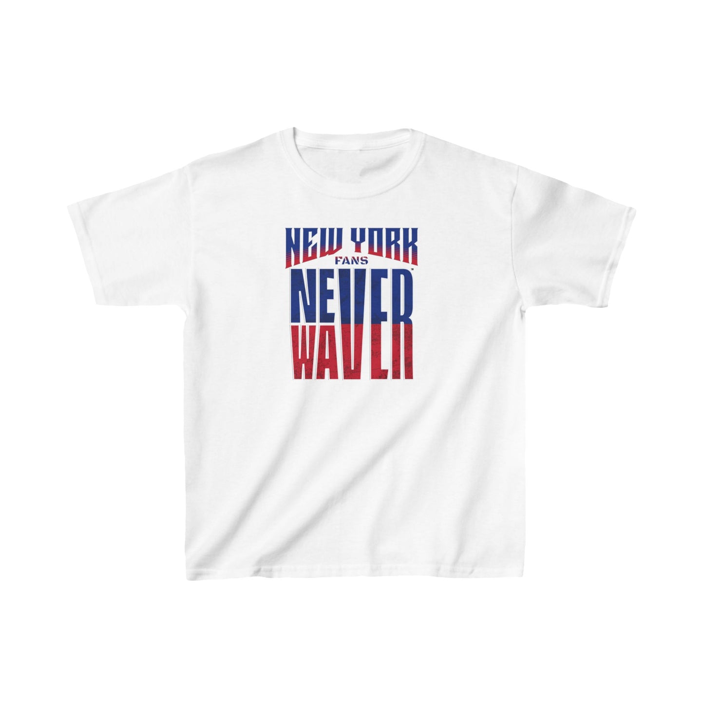 New York Fans Never Waver Kids Heavy Cotton™ Tee