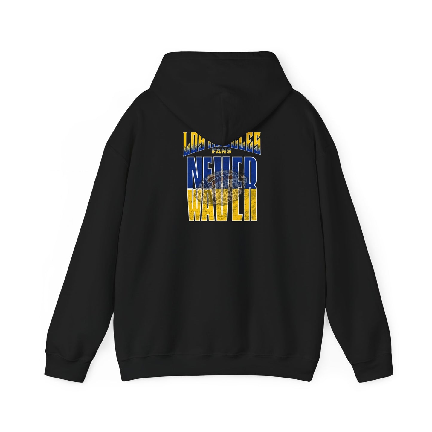 Los Angeles Fans Never Waver W-Leopard Football Unisex Heavy Blend™ Hooded Sweatshirt