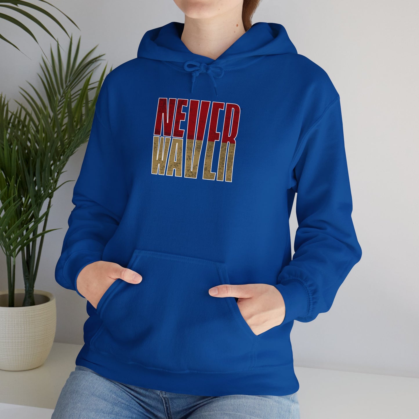 San Francisco Fans Never Waver Unisex Heavy Blend™ Hooded Sweatshirt