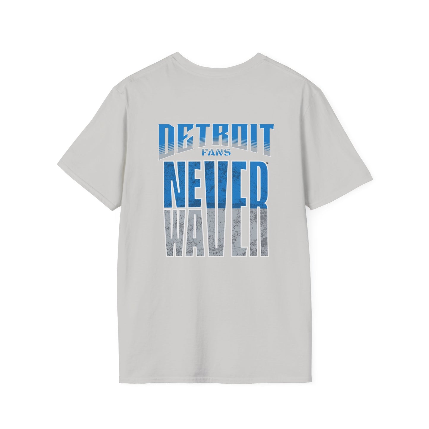 Detroit Fans Never Waver Unisex Softstyle T-Shirt