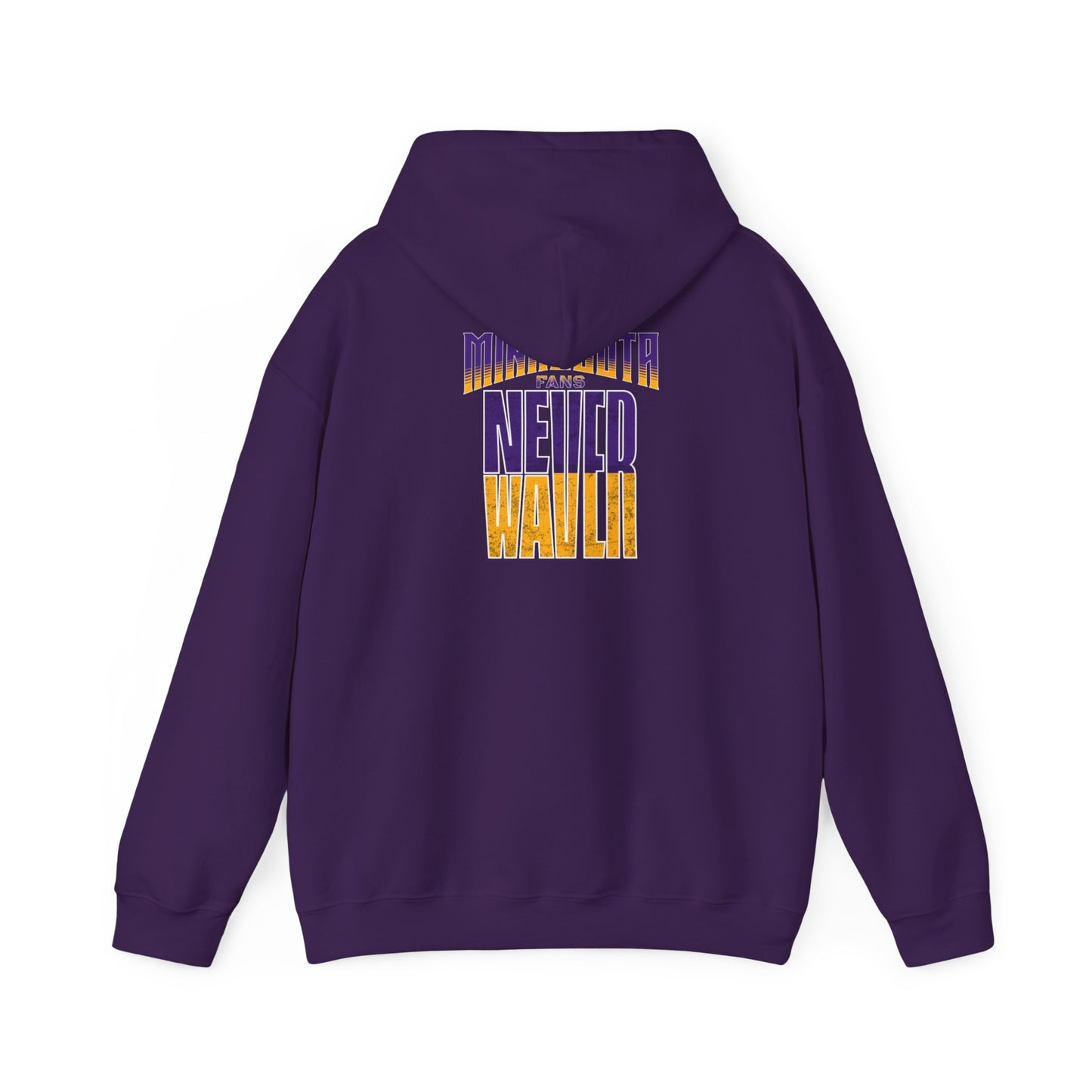 Minnesota Fans Never Waver Unisex Heavy Blend™ Hooded Sweatshirt