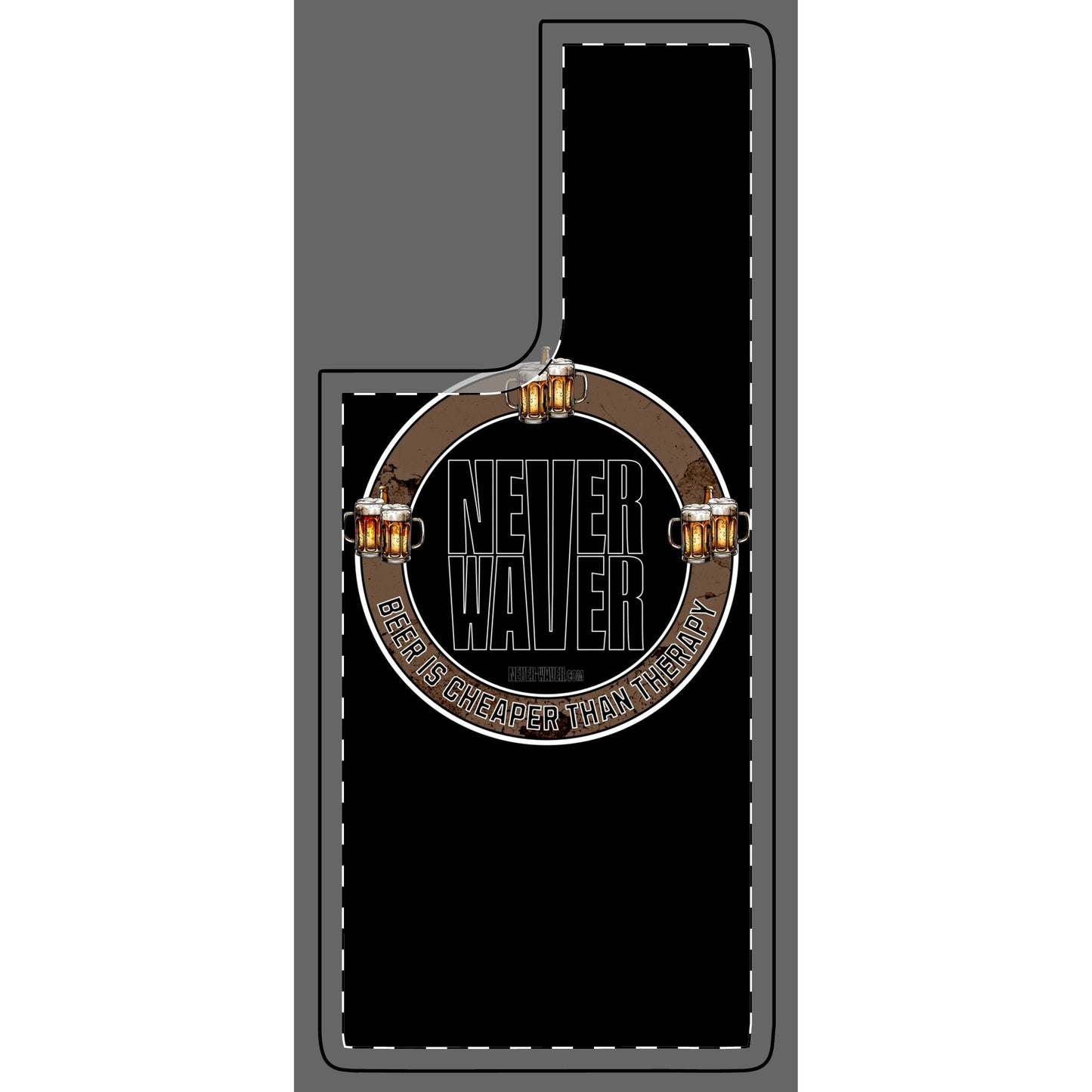 Never Waver Phone Skin - Beer Lover's Accessory