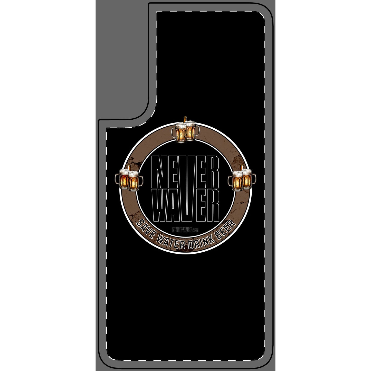 Never Waver Phone Skin - Beer Lover's Accessory