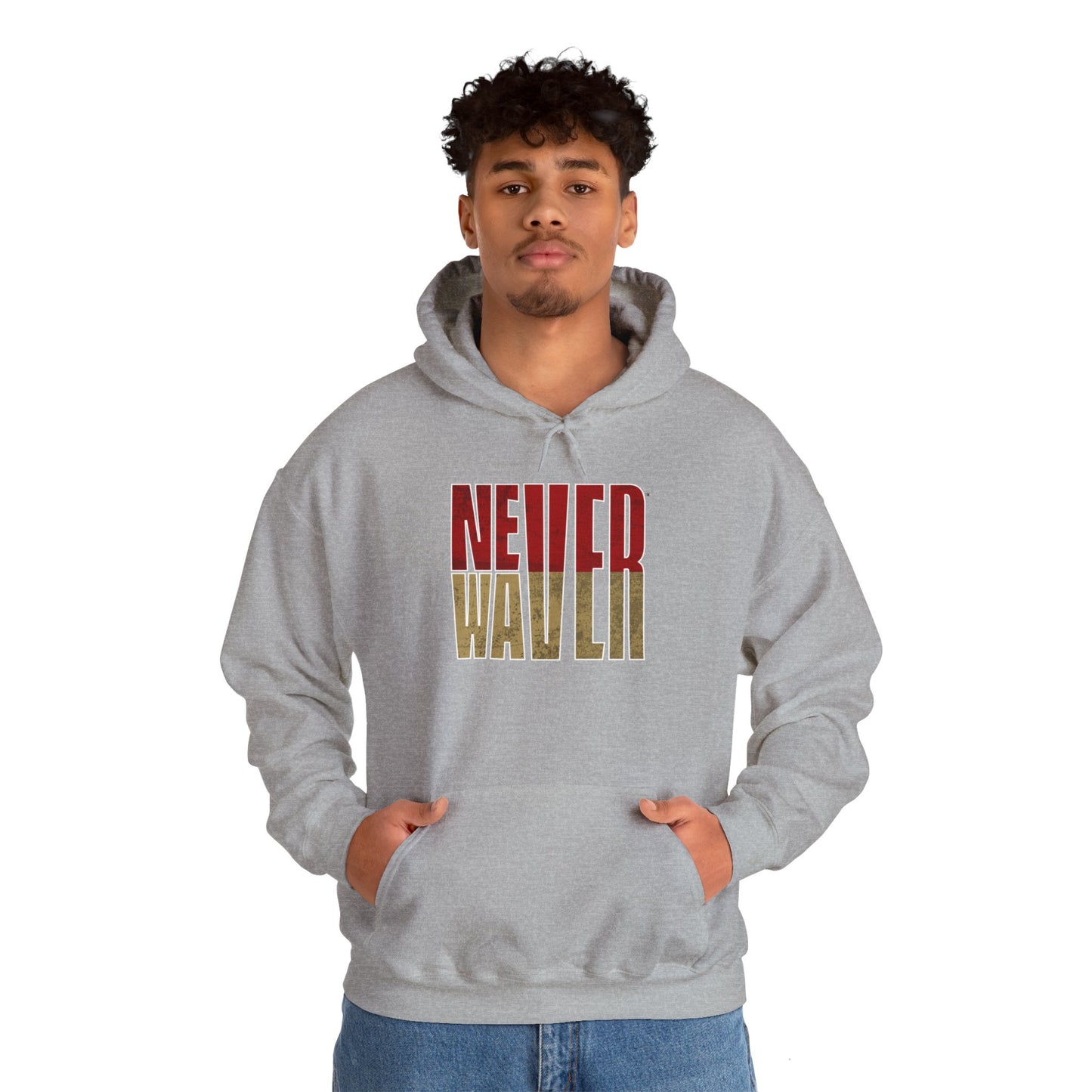 San Francisco Fans Never Waver Unisex Heavy Blend™ Hooded Sweatshirt