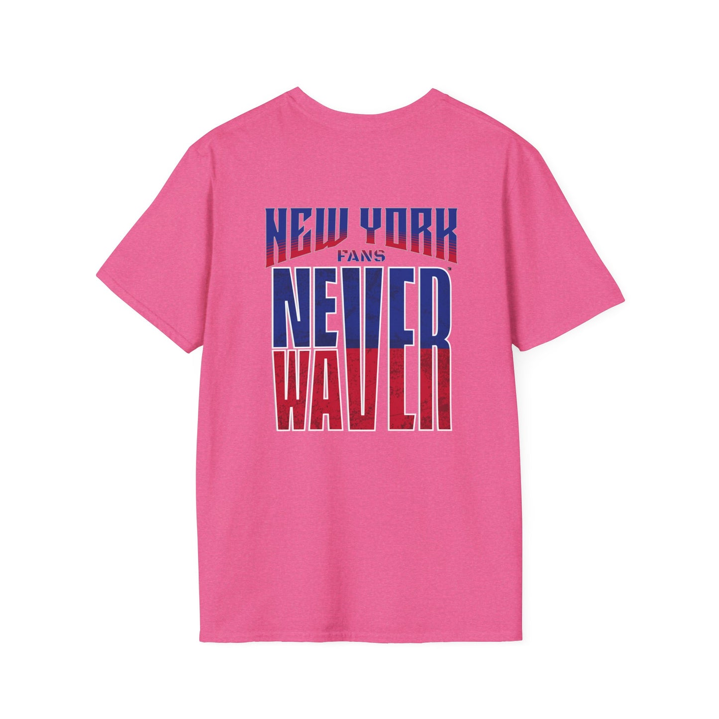 New York Fans Never Waver Unisex Softstyle T-Shirt