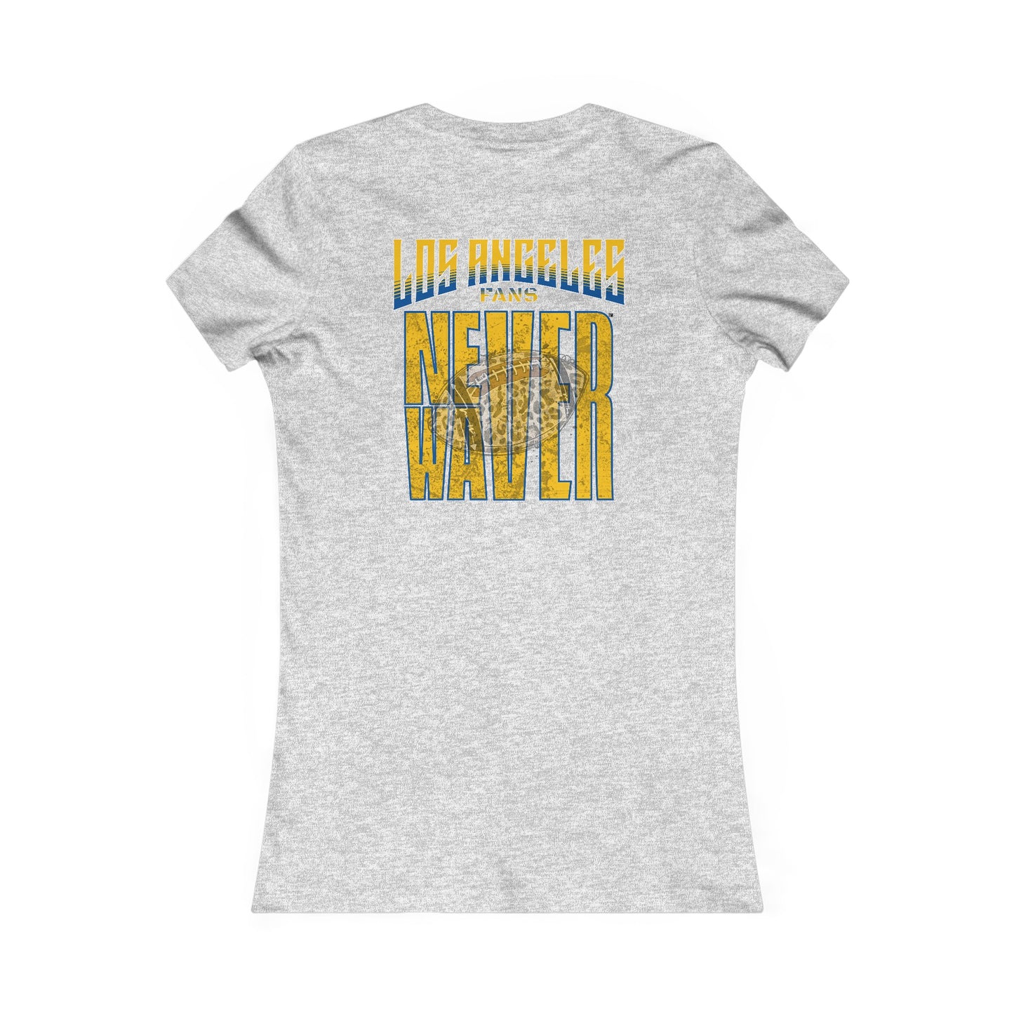 Los Angeles Fans Never Waver W-Leopard Football Women's Favorite Tee