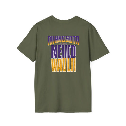 Minnesota Fans Never Waver Unisex Softstyle T-Shirt