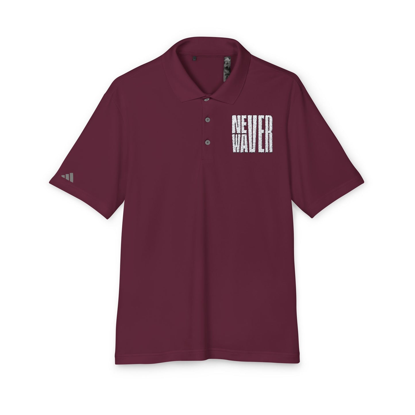 Never Waver adidas Unisex Performance Polo