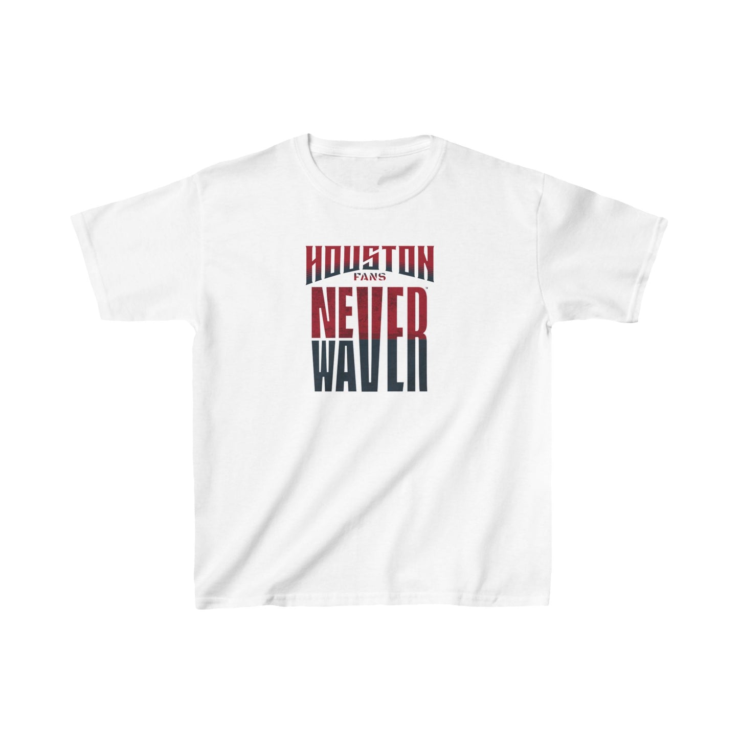 Huston Fans Never Waver Kids Heavy Cotton™ Tee