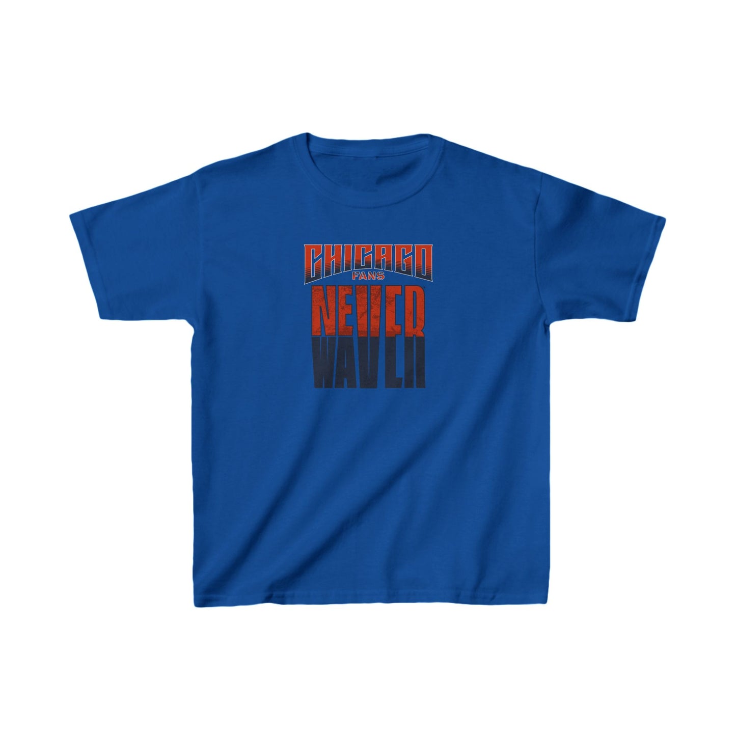 Chicago Fans Never Waver Kids Heavy Cotton™ Tee