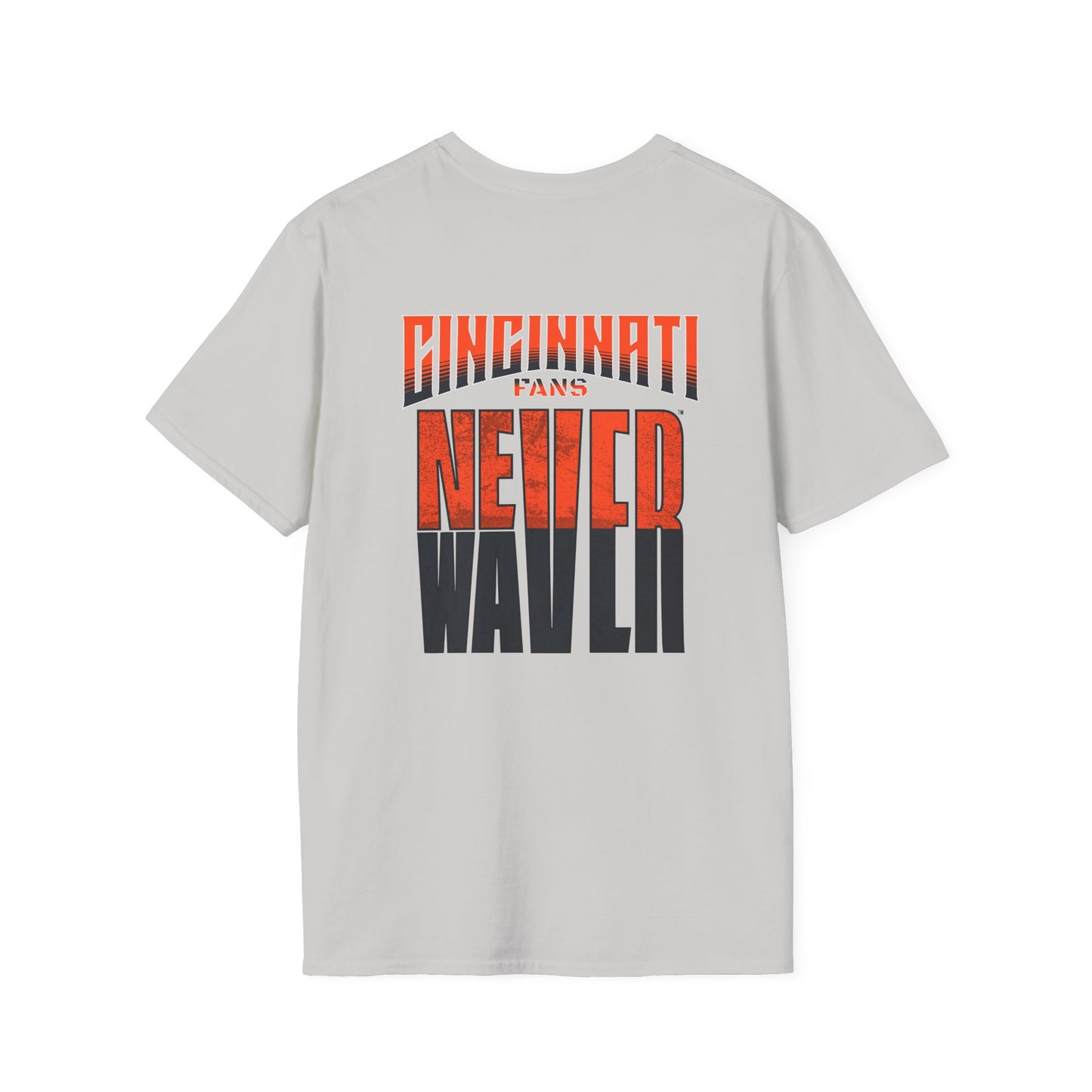 Cincinnati Fans Never Waver Unisex Softstyle T-Shirt