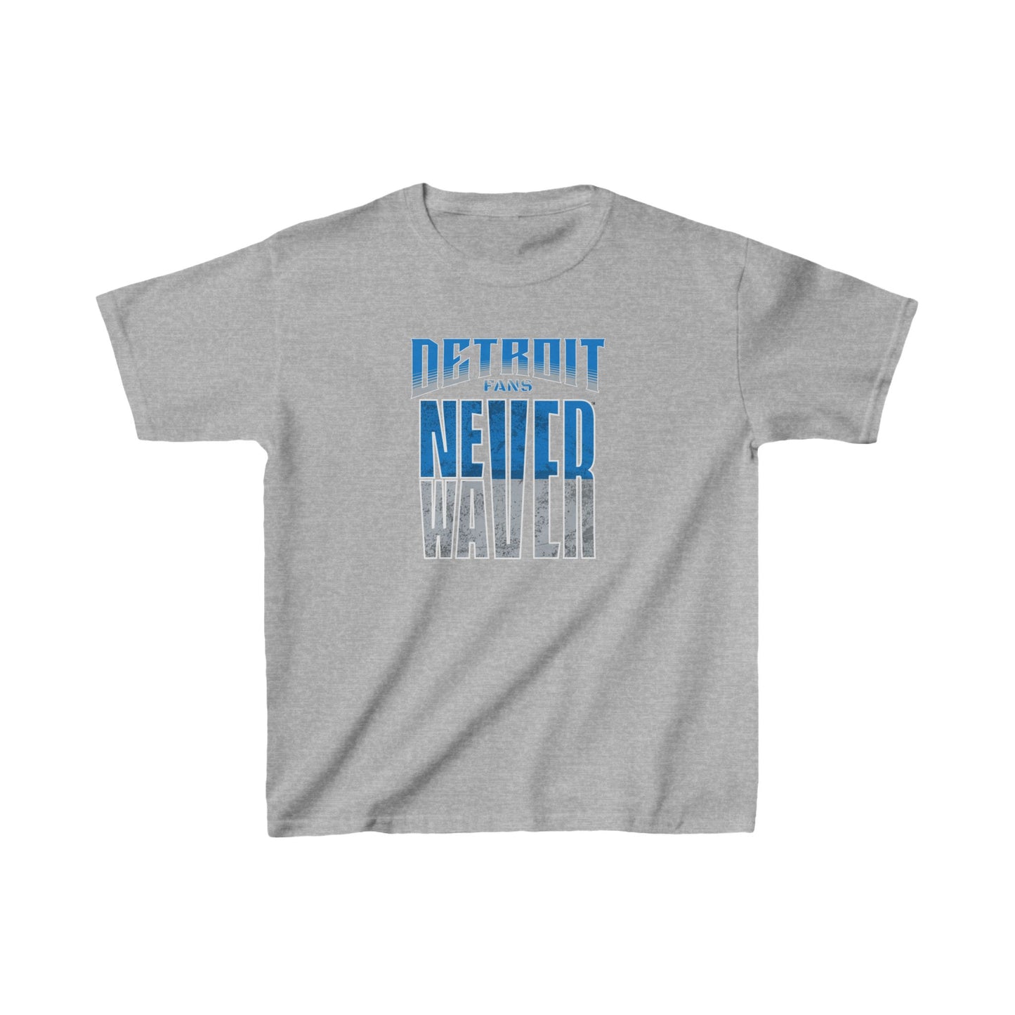 Detroit Fans Never Waver Kids Heavy Cotton™ Tee