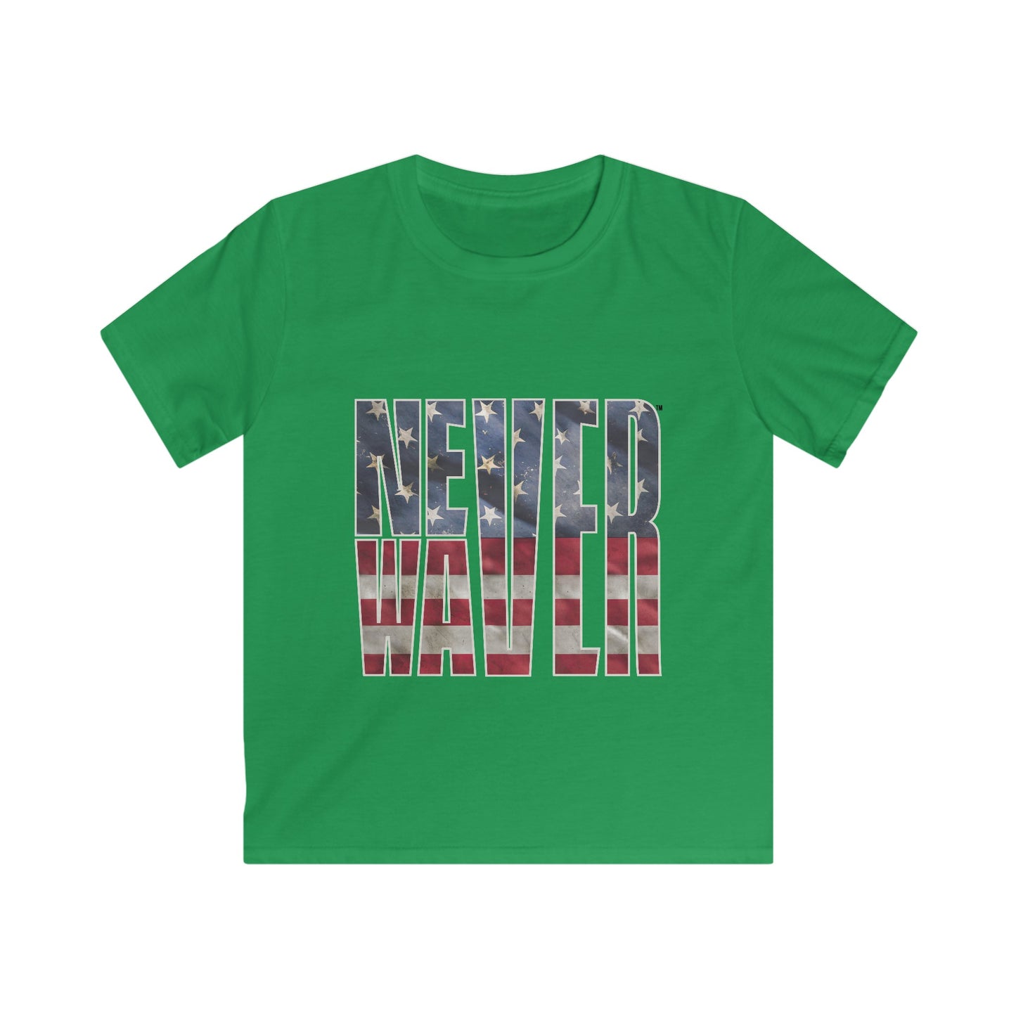 Never Waver Kids Softstyle Tee