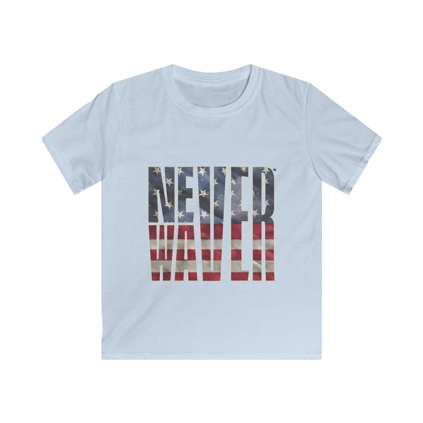 Never Waver Kids Softstyle Tee