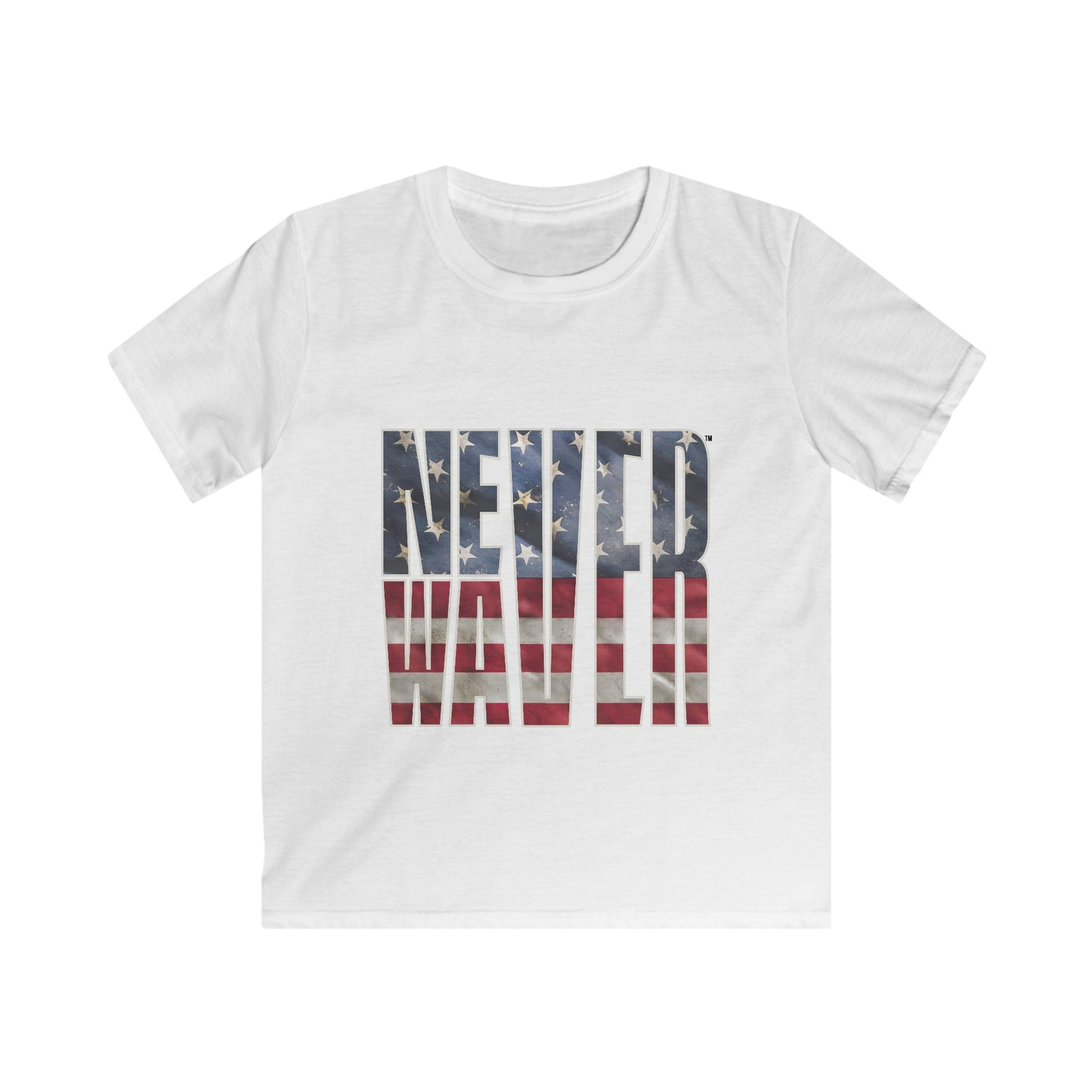 Never Waver Kids Softstyle Tee