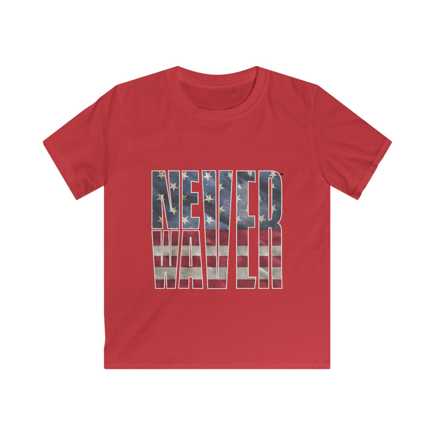 Never Waver Kids Softstyle Tee