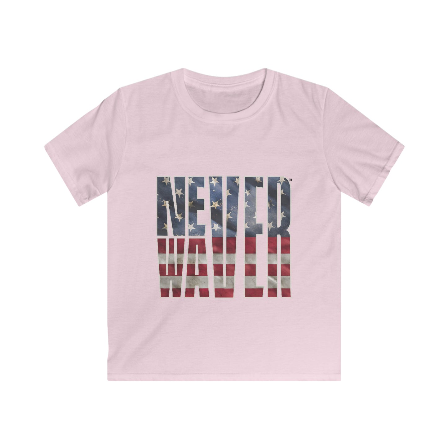 Never Waver Kids Softstyle Tee