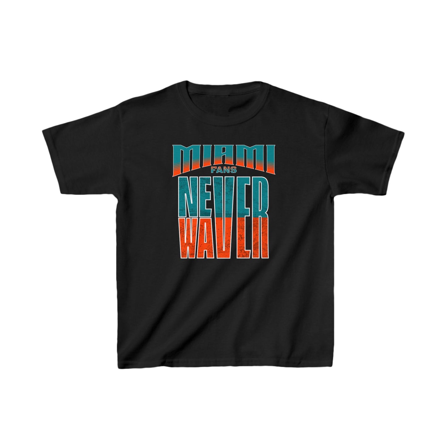 Miami Fans Never Waver Kids Heavy Cotton™ Tee