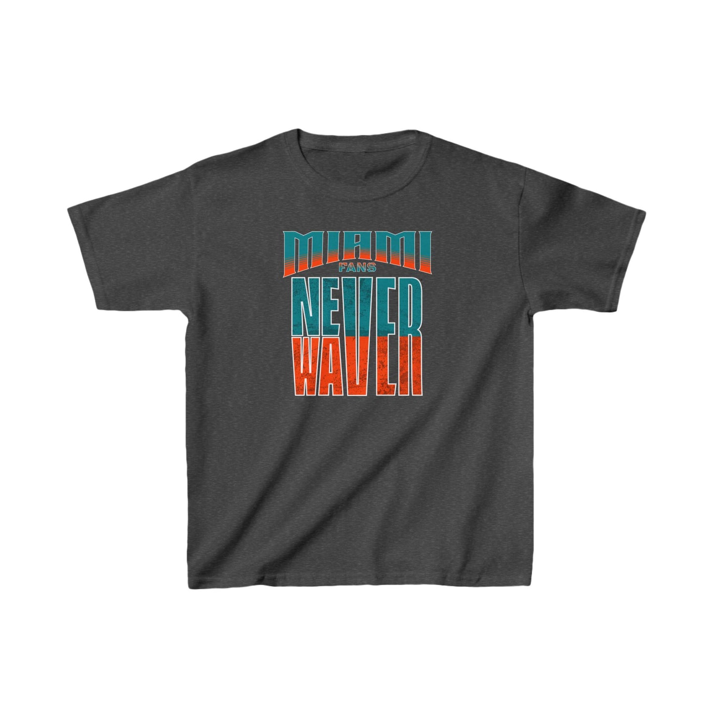 Miami Fans Never Waver Kids Heavy Cotton™ Tee