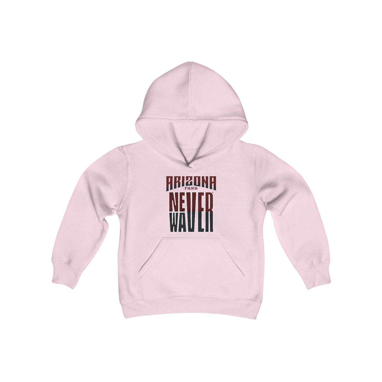 Arizona Fans Never Waver Youth Heavy Blend Hooded Sweatshirt