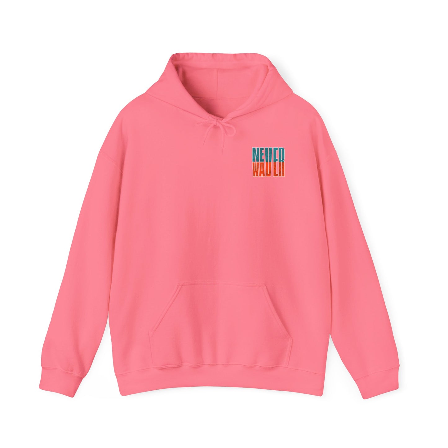 Miami Fans Never Waver Unisex Heavy Blend™ Hooded Sweatshirt