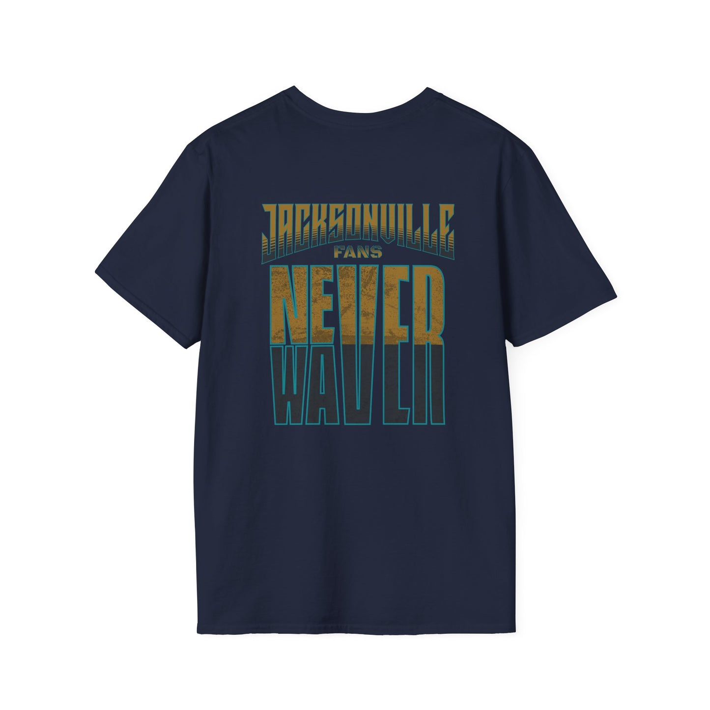 Jacksonville Fans Never Waver Unisex Softstyle T-Shirt