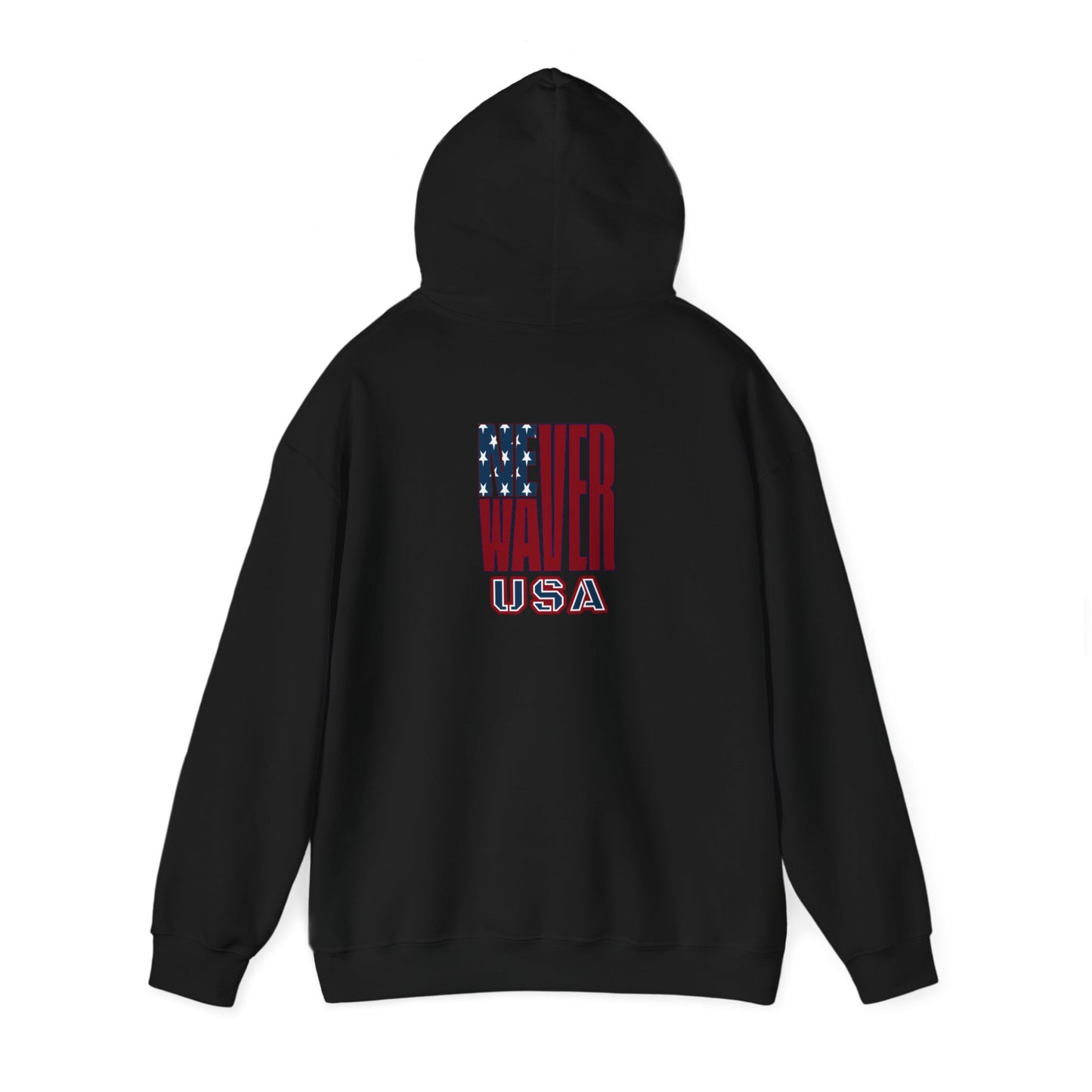 Never Waver USA Unisex Heavy Blend™ Hooded Sweatshirt