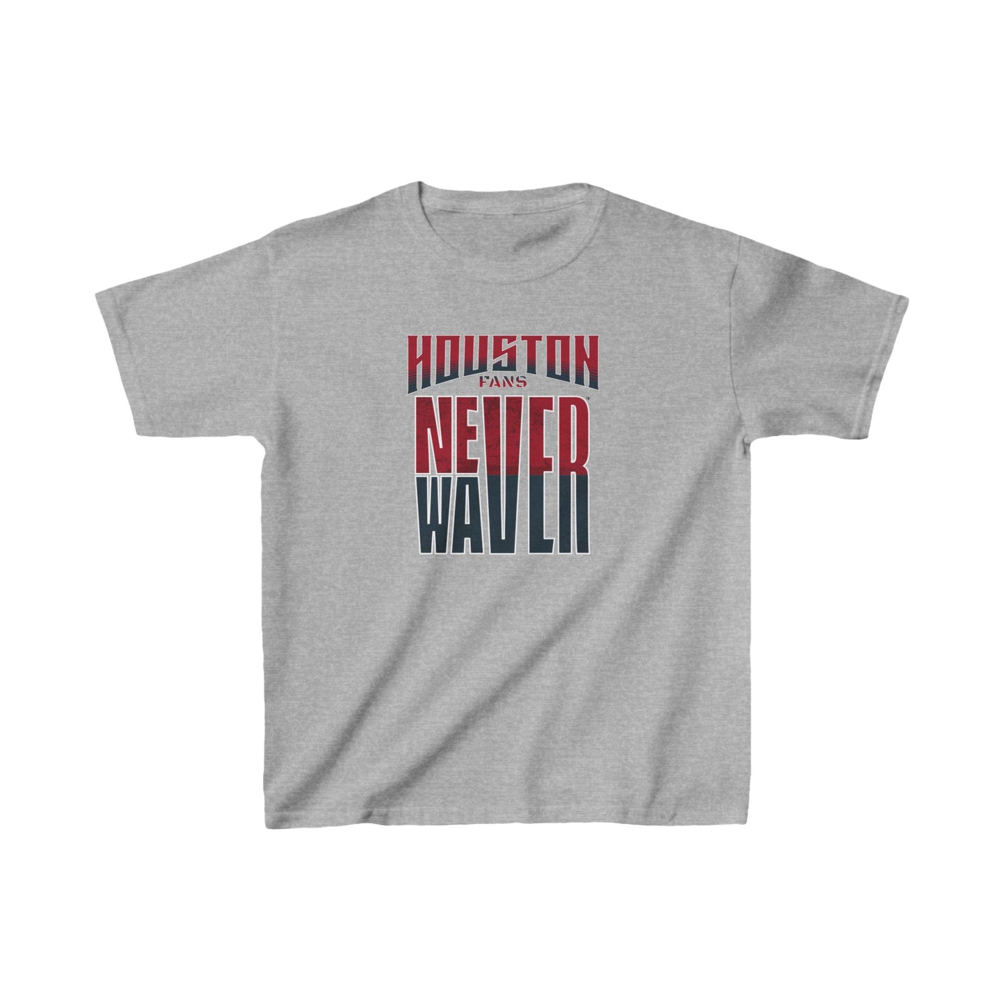 Huston Fans Never Waver Kids Heavy Cotton™ Tee