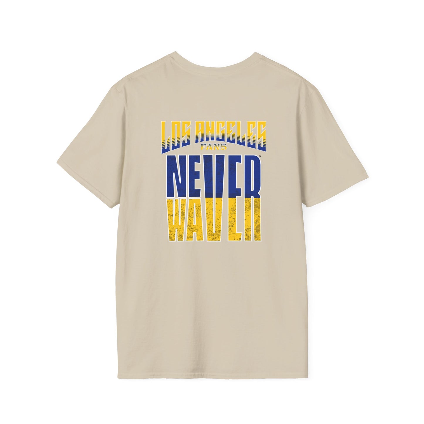 Los Angeles Fans Never Waver Unisex Softstyle T-Shirt