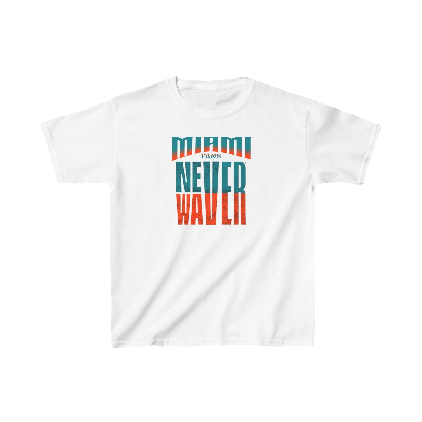 Miami Fans Never Waver Kids Heavy Cotton™ Tee