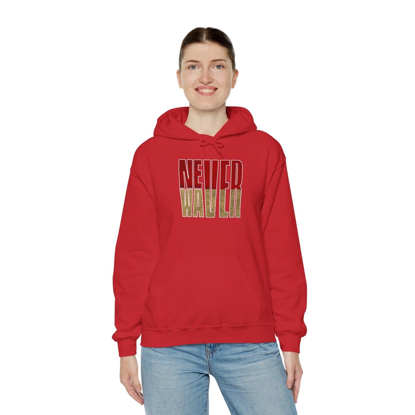 San Francisco Fans Never Waver Unisex Heavy Blend™ Hooded Sweatshirt