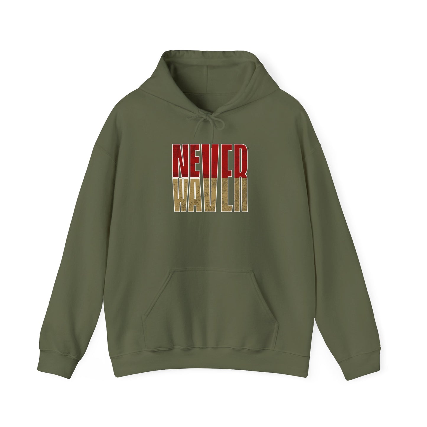 San Francisco Fans Never Waver Unisex Heavy Blend™ Hooded Sweatshirt