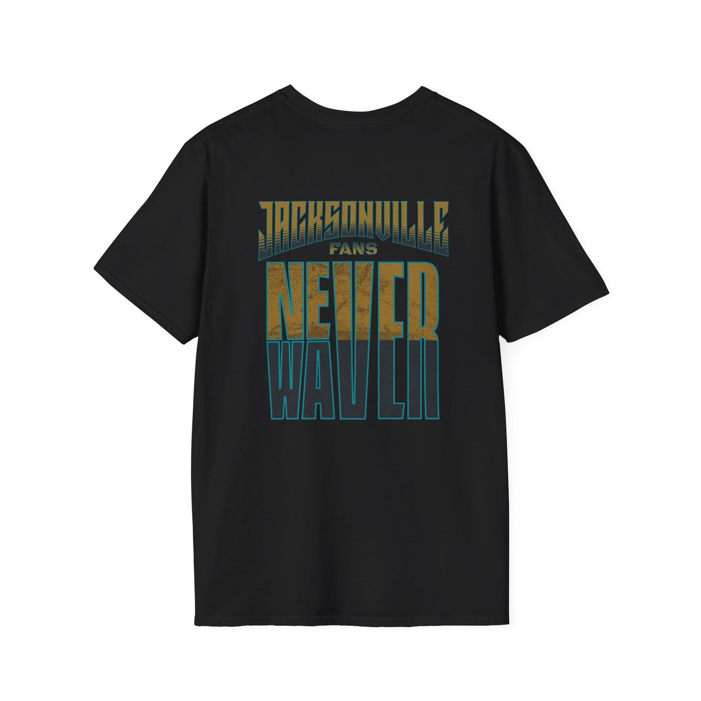 Jacksonville Fans Never Waver Unisex Softstyle T-Shirt