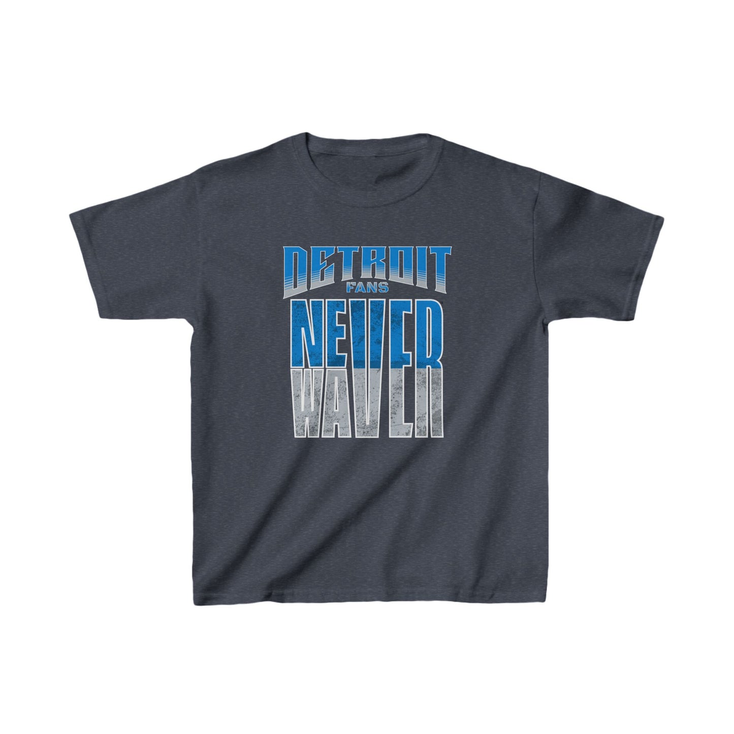 Detroit Fans Never Waver Kids Heavy Cotton™ Tee