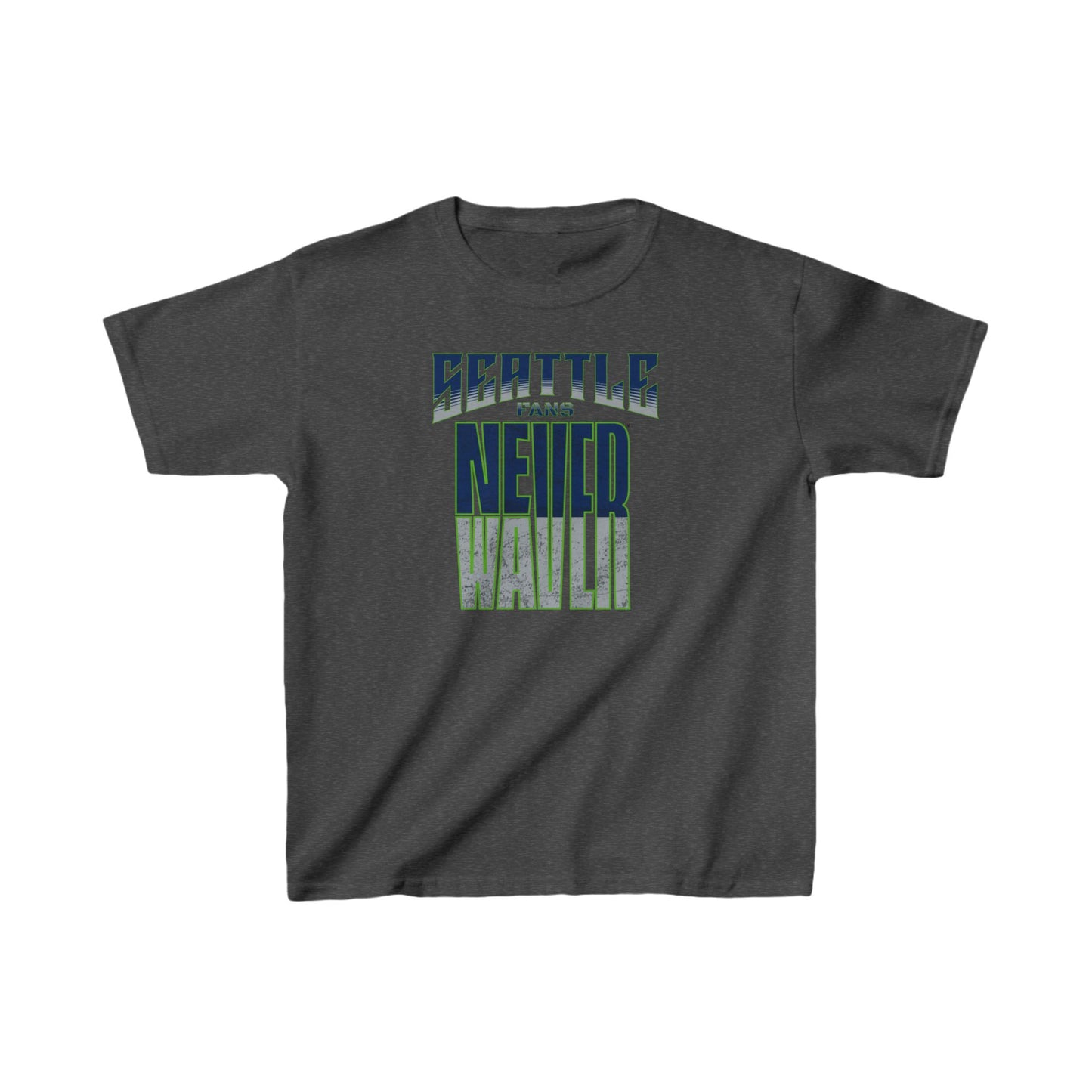 Seattle Fans Never Waver Kids Heavy Cotton™ Tee