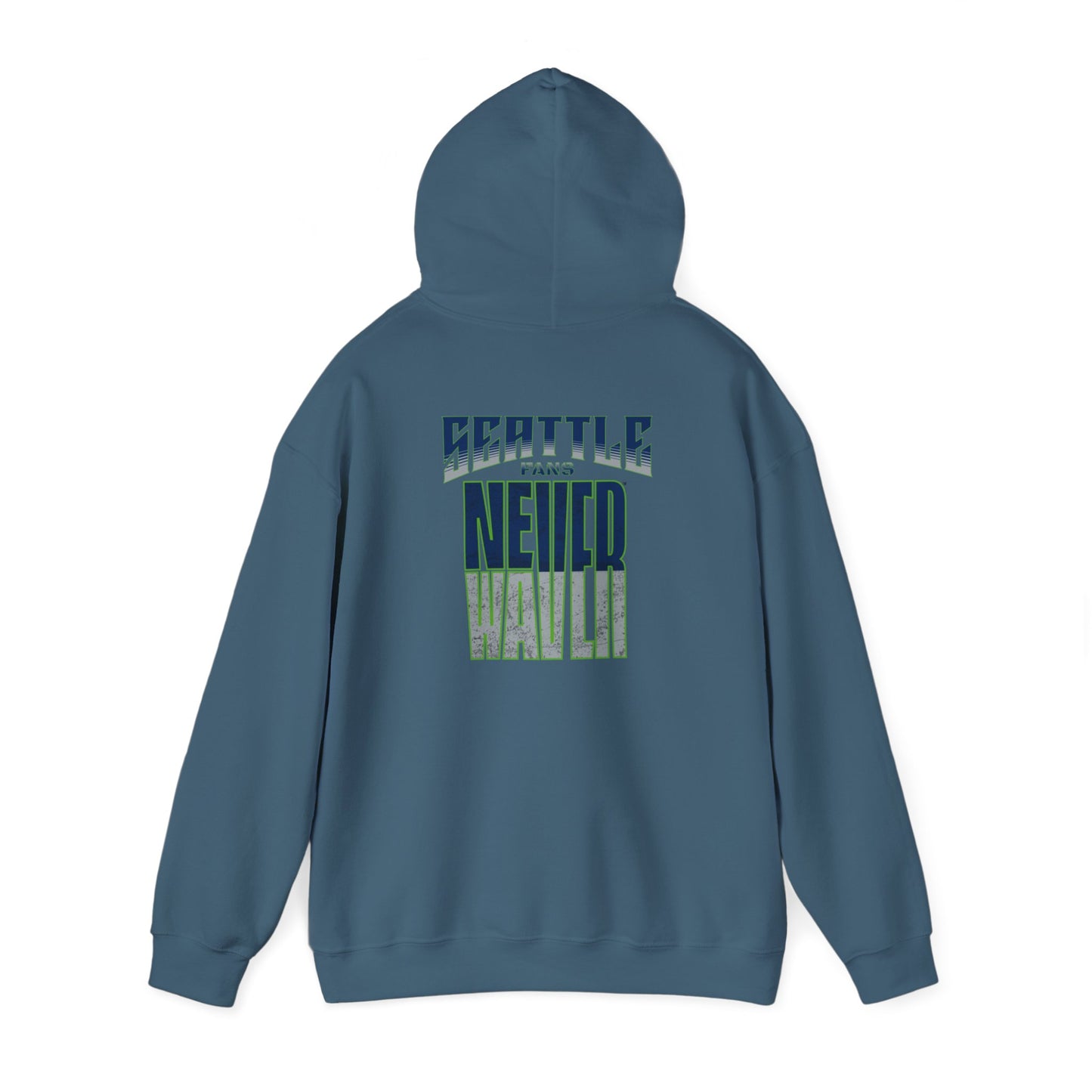 Seattle Fans Never Waver Unisex Heavy Blend™ Hooded Sweatshirt