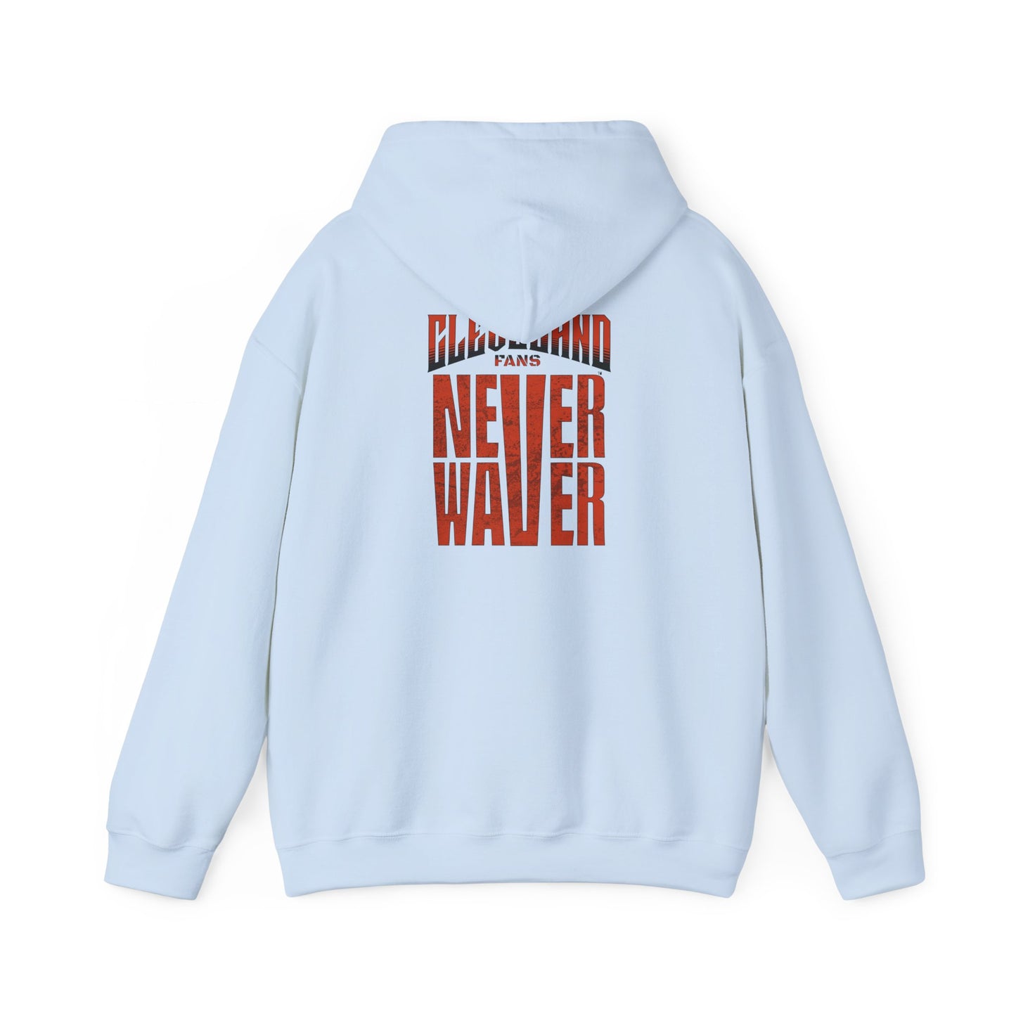 Cleveland Fans Never Waver Unisex Hooded Sweatshirt - Heavy Blend™