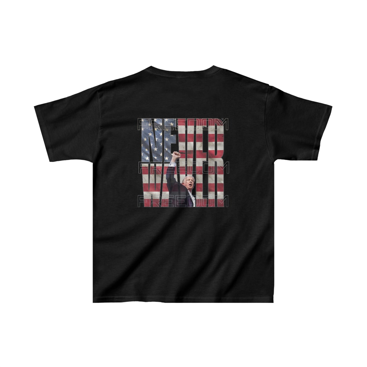 Never Waver Trump Fist Pump Kids Heavy Cotton™ Tee