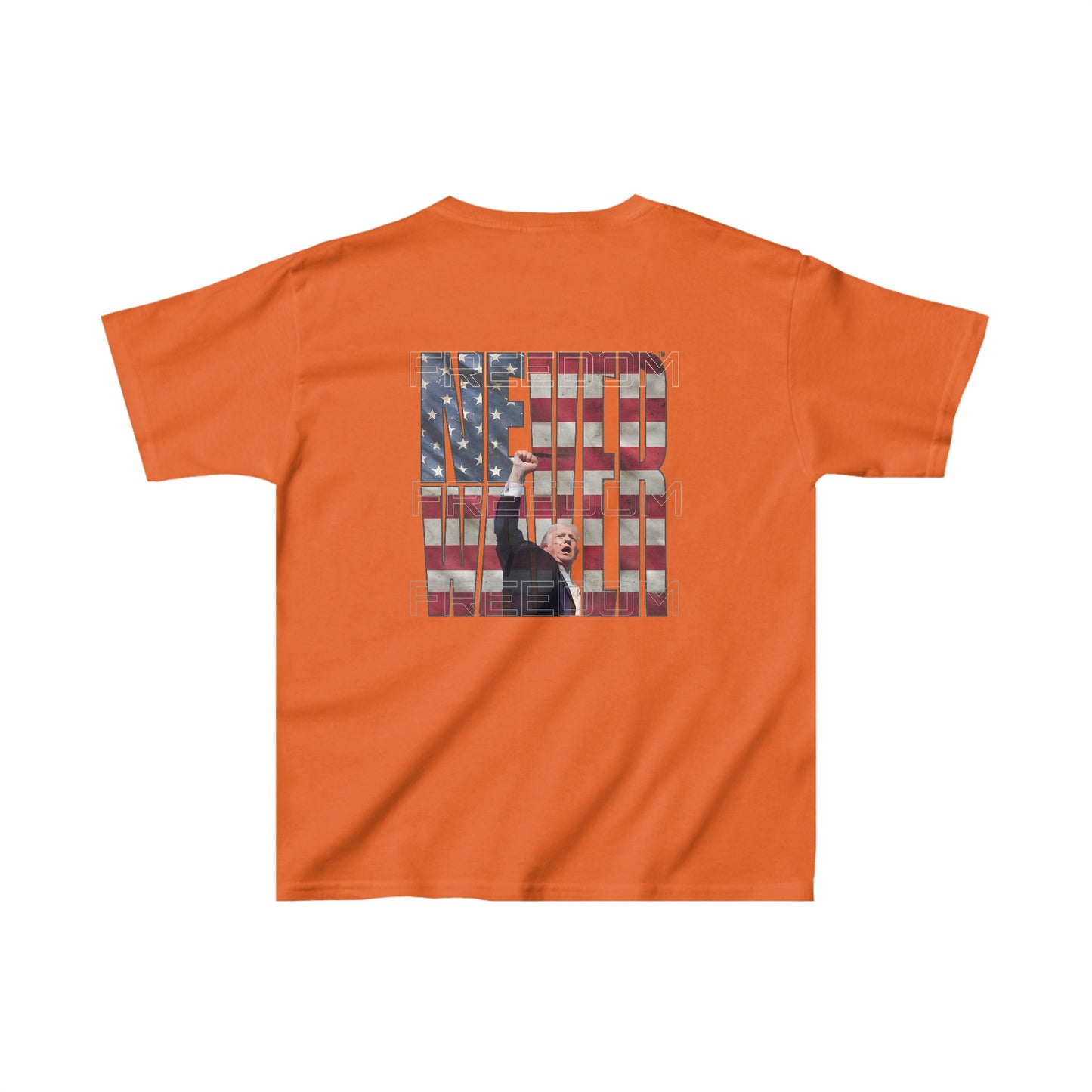 Never Waver Trump Fist Pump Kids Heavy Cotton™ Tee