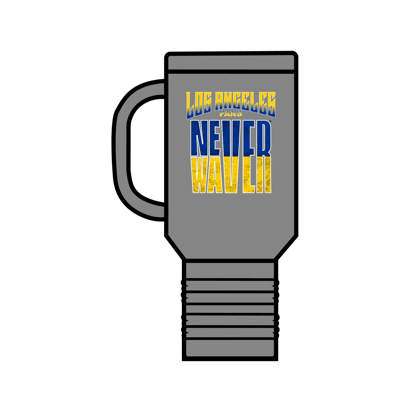 Los Angeles Fans Never Waver Insulated Travel Mug, 40oz