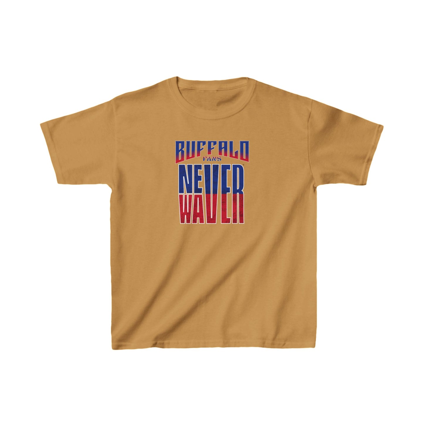 Buffalo Fans Never Waver Kids Heavy Cotton™ Tee